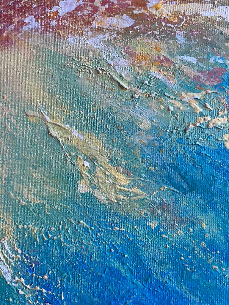 Original Abstract Expressionism Abstract Painting by Janna Ustichenko