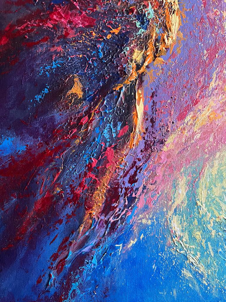 Original Abstract Expressionism Abstract Painting by Janna Ustichenko
