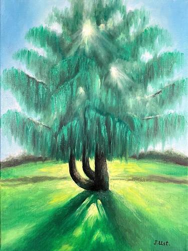 Original Abstract Landscape Painting by Janna Ustichenko