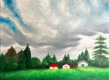 Original Realism Landscape Painting by Janna Ustichenko