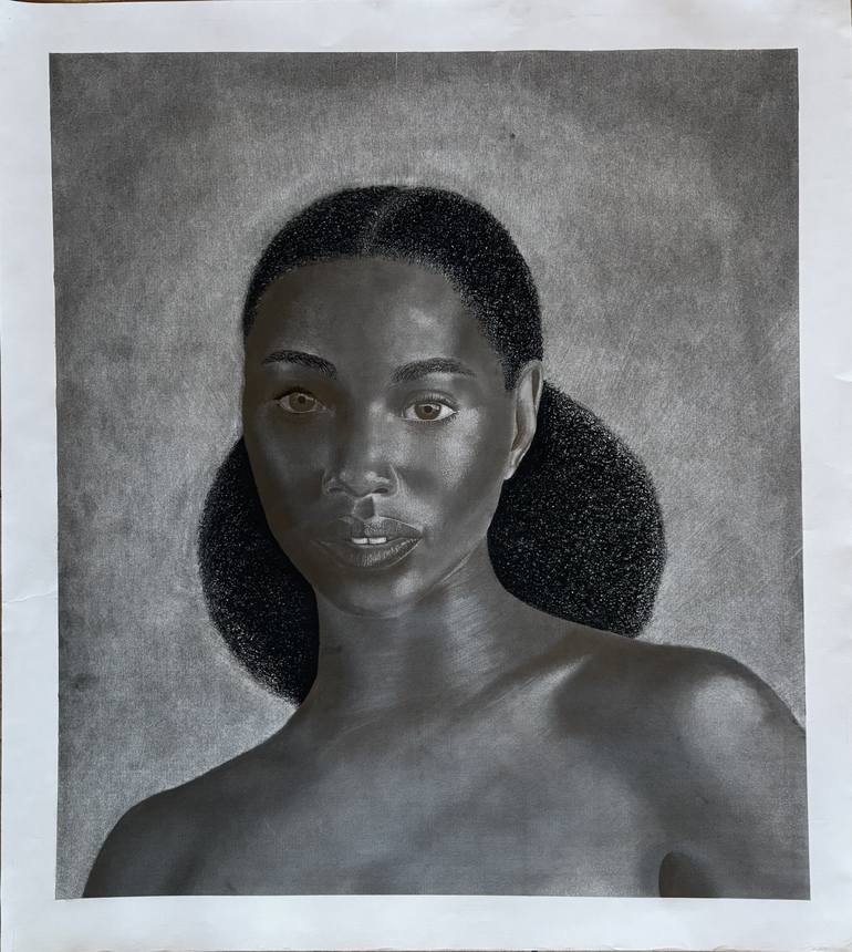 Original Contemporary Women Drawing by Matsoelello Mokhele
