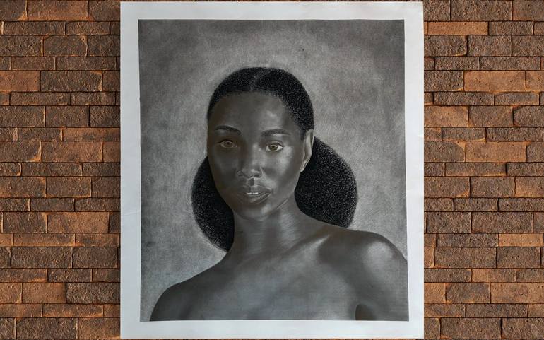 Original Contemporary Women Drawing by Matsoelello Mokhele