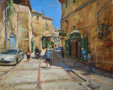 Original Impressionism Cities Paintings by Boris Cohen