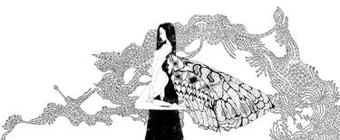 Original Black & White Love Digital by Isobel Liu-Scott