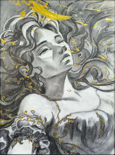 Original Impressionism Abstract Drawings by Sofia Oleinik