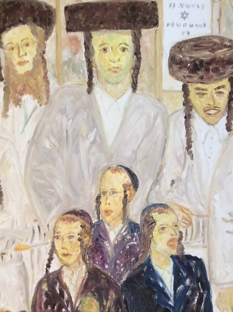 Original Documentary Religion Painting by Gisele Van Wambeke