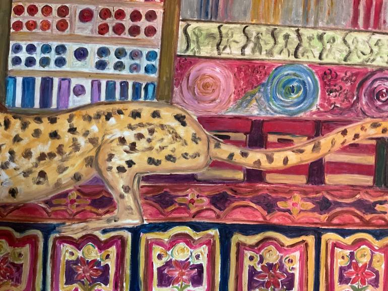 Original Figurative People Painting by Gisele Van Wambeke