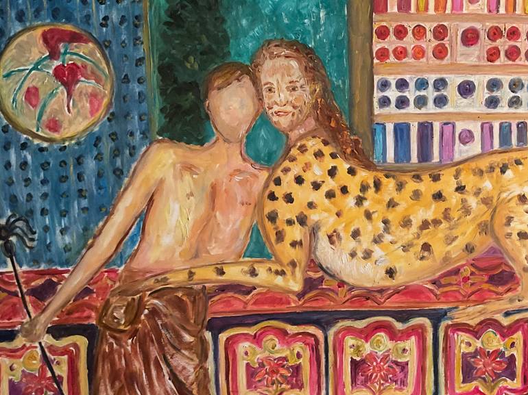 Original Figurative People Painting by Gisele Van Wambeke