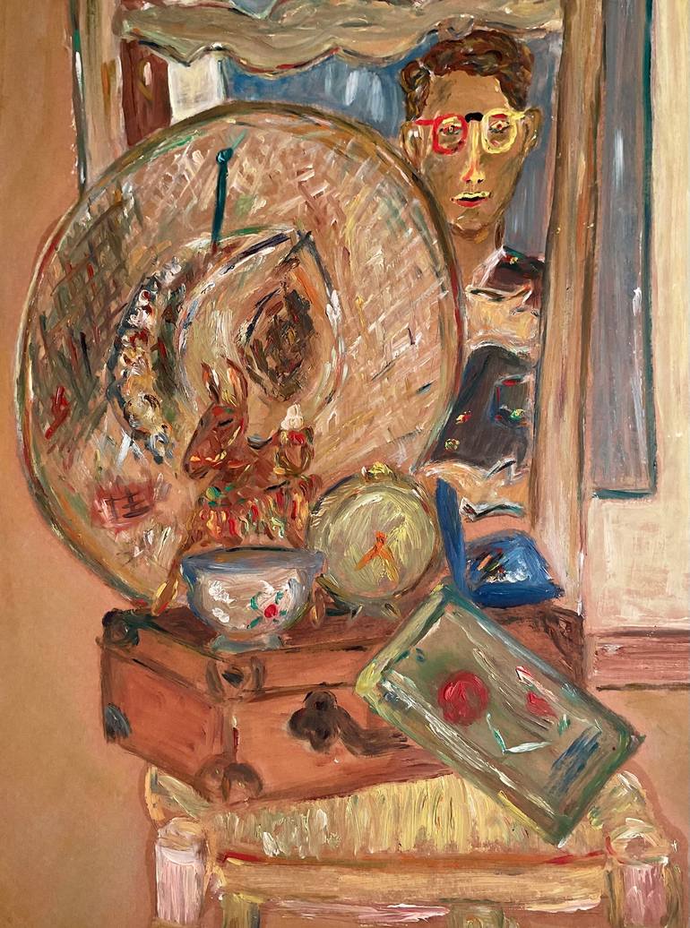 Original Conceptual Still Life Paintings by Gisele Van Wambeke