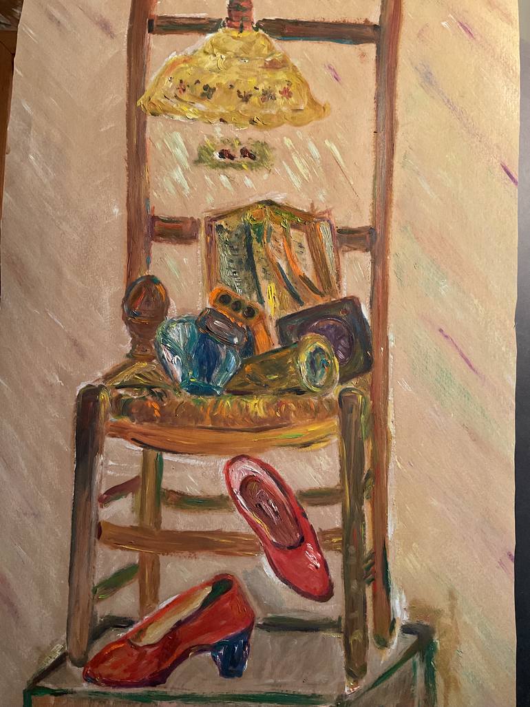 Original Documentary Still Life Paintings by Gisele Van Wambeke