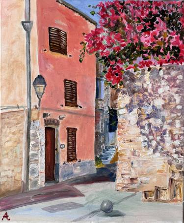 Original Impressionism Architecture Paintings by Anna Arkhypenko