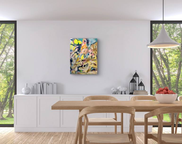 Original Abstract Expressionism Landscape Painting by Claudia Marienfeld