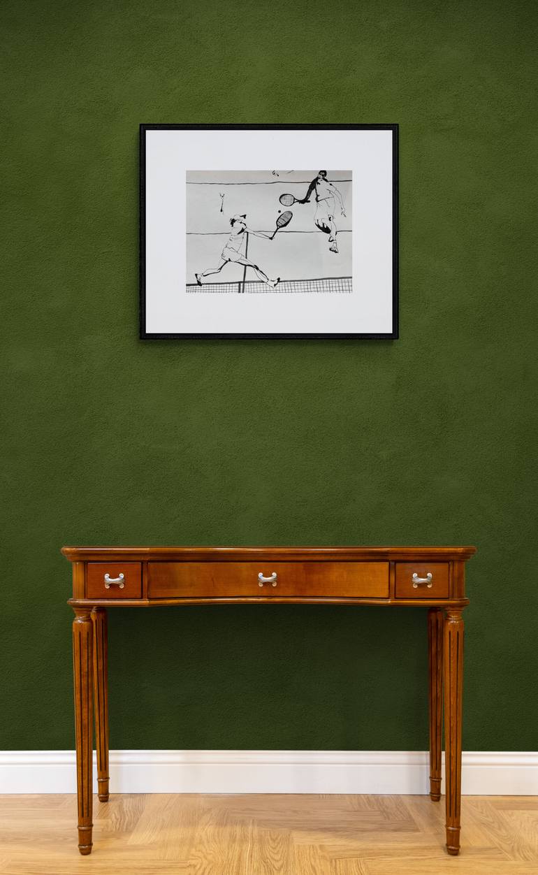 Original Abstract Sports Painting by Nastia Golub