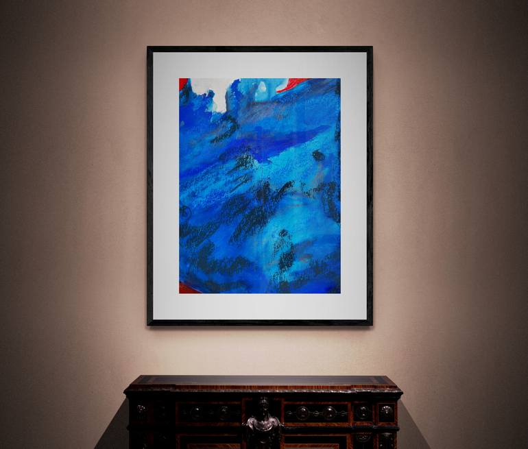 Original Abstract Expressionism Abstract Printmaking by Nastia Golub
