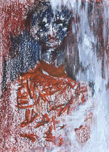 Original Abstract Expressionism Abstract Painting by Nastia Golub