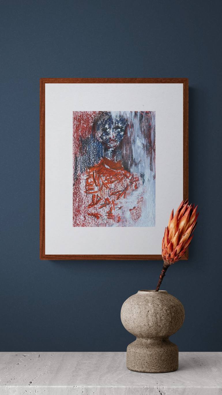Original Abstract Expressionism Abstract Painting by Nastia Golub