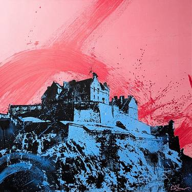 Original Street Art Architecture Paintings by Rob Stevenson