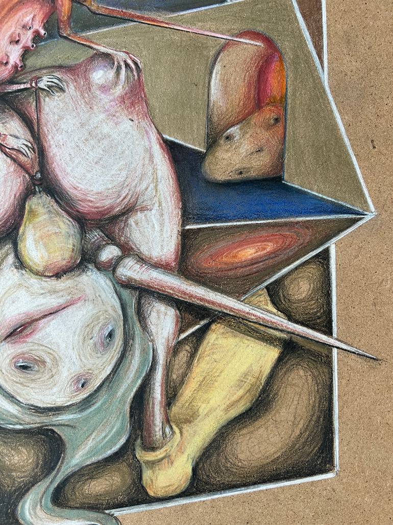 Original Contemporary People Painting by Neda Paykazadi
