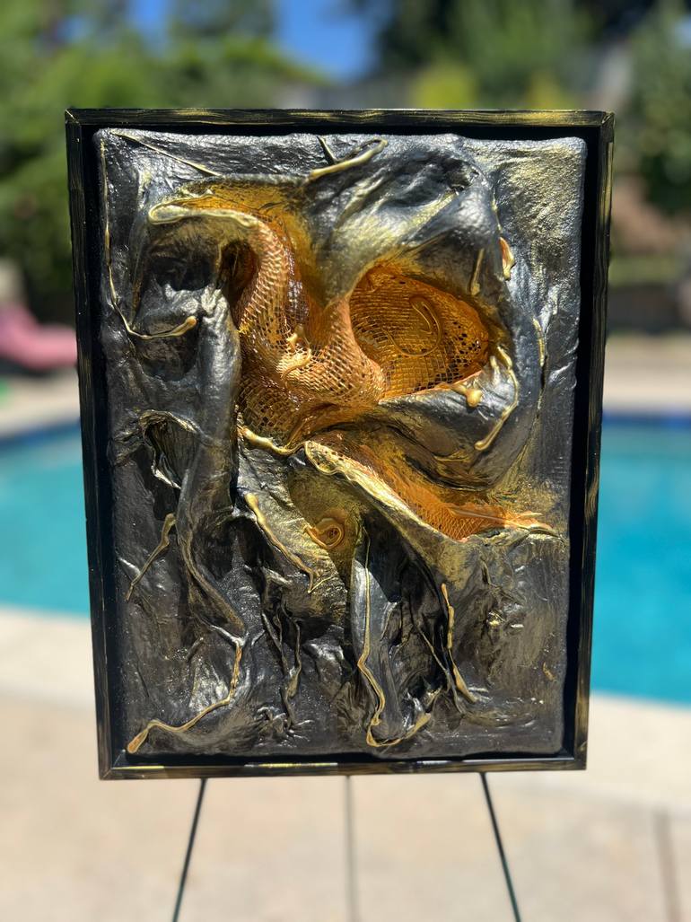 Original Contemporary Abstract Mixed Media by Lora Kochetkova