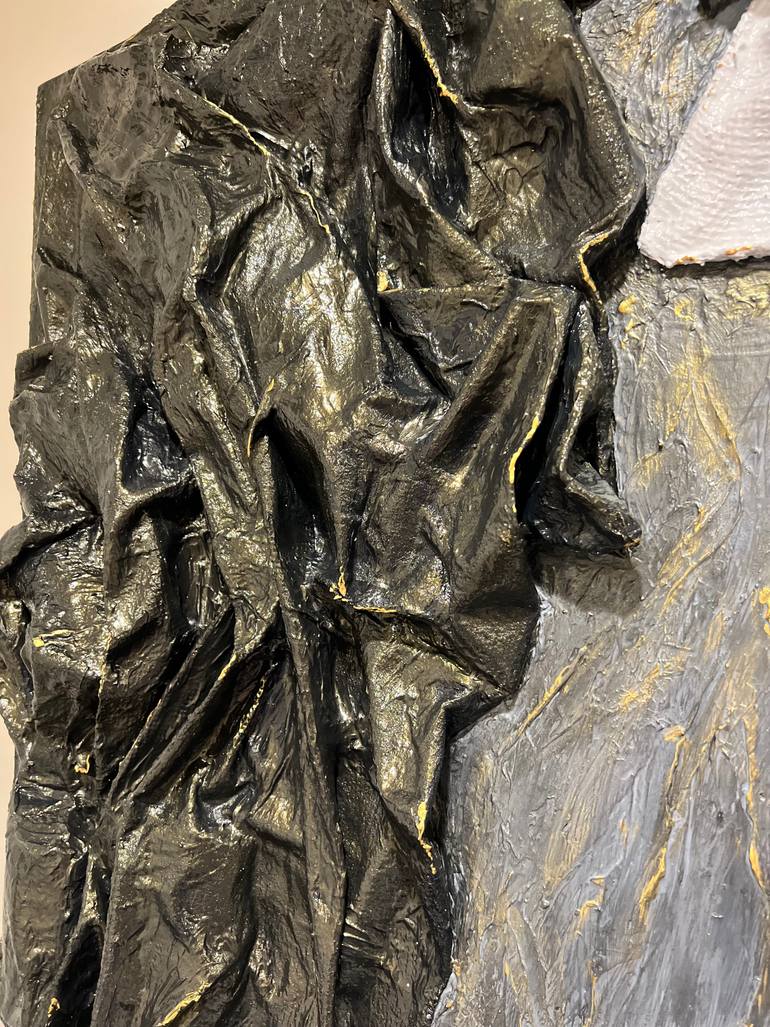 Original Art Deco Abstract Mixed Media by Lora Kochetkova