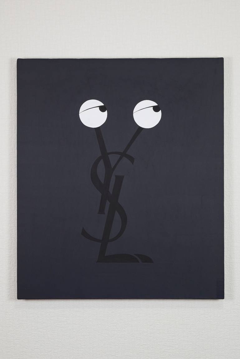 Original Conceptual Pop Culture/Celebrity Painting by C E A U X