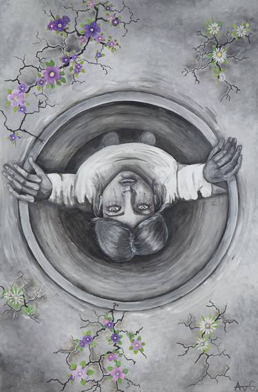 Original Realism Women Paintings by Antonia Van Gallenstein