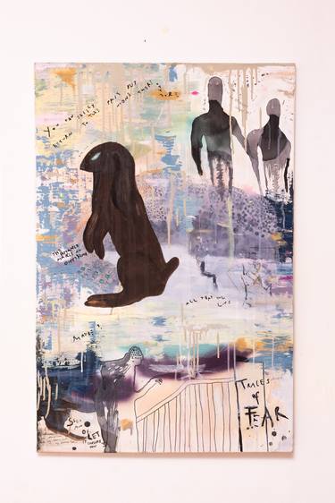 Original Abstract Fantasy Paintings by Jekaterina Dokukina
