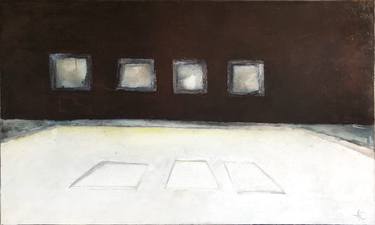 Original Abstract Architecture Paintings by Weronika Kami