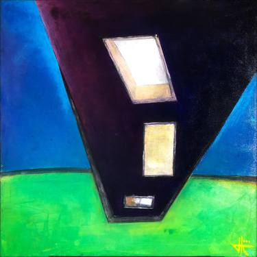 Original Abstract Architecture Paintings by Weronika Kami