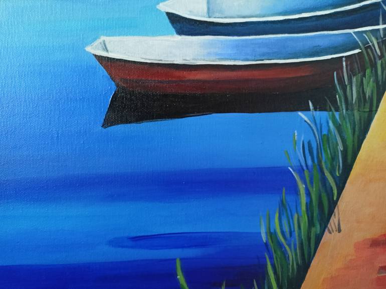 Original Contemporary Water Painting by Magdalena Brennenstuhl