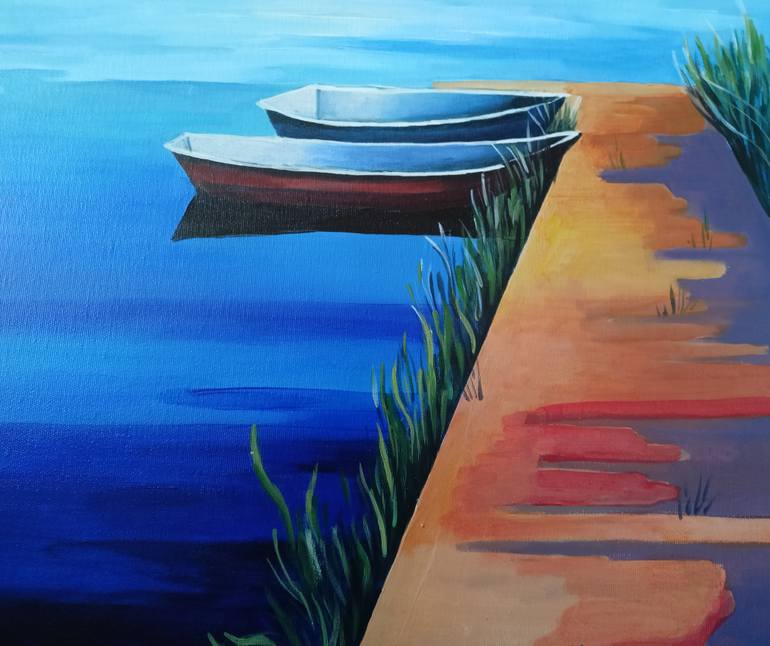 Original Contemporary Water Painting by Magdalena Brennenstuhl