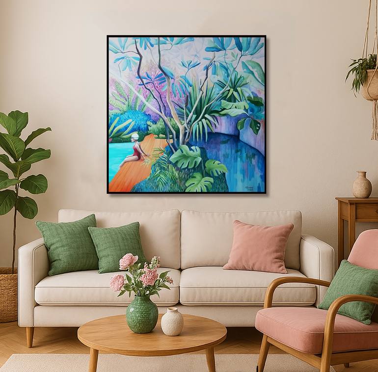 Original Contemporary Nature Painting by Magdalena Brennenstuhl