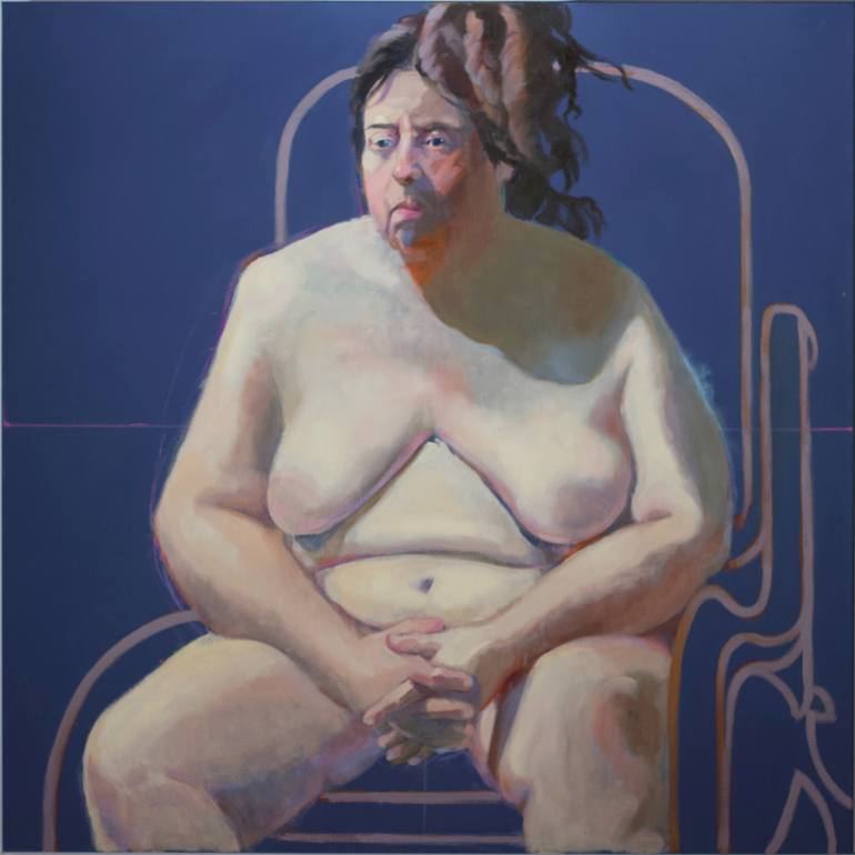 Original Conceptual Nude Painting by M Najaka