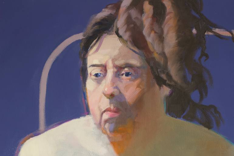 Original Conceptual Nude Painting by M Najaka