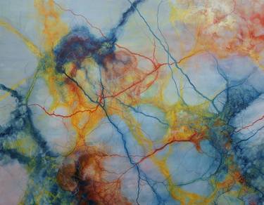 Original Abstract Science/Technology Paintings by TD Heavican