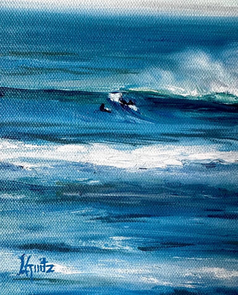 Original Impressionism Seascape Painting by Lia Goritz