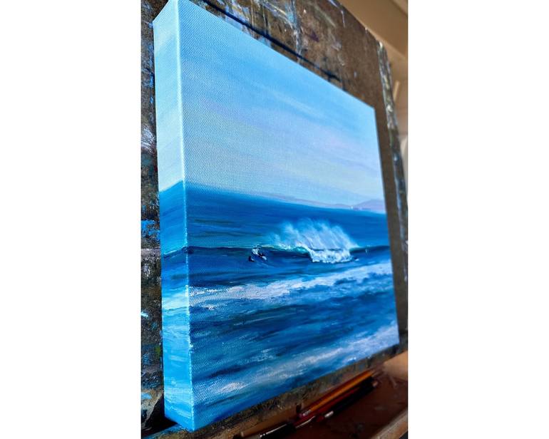 Original Impressionism Seascape Painting by Lia Goritz