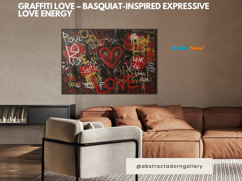 Original Abstract Graffiti Printmaking by Kayode Igbasanmi