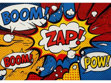 Original Pop Art Comics Paintings by Kayode Igbasanmi