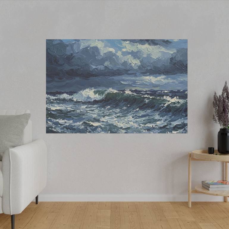 Original Abstract Landscape Printmaking by Kayode Igbasanmi