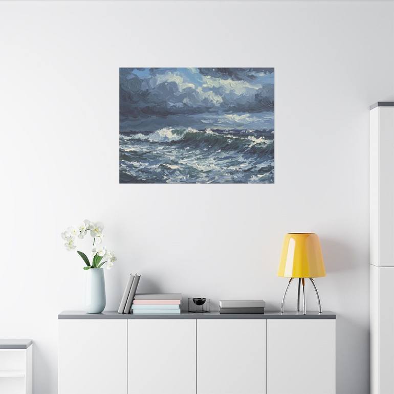 Original Abstract Landscape Printmaking by Kayode Igbasanmi