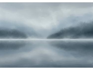 Original Abstract Landscape Printmaking by Kayode Igbasanmi