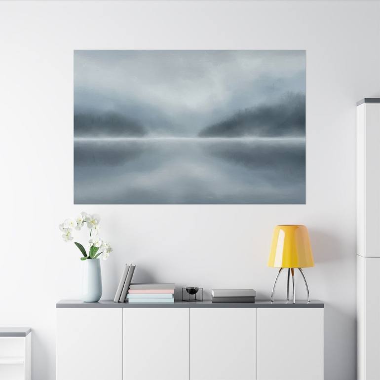 Original Abstract Landscape Printmaking by Kayode Igbasanmi