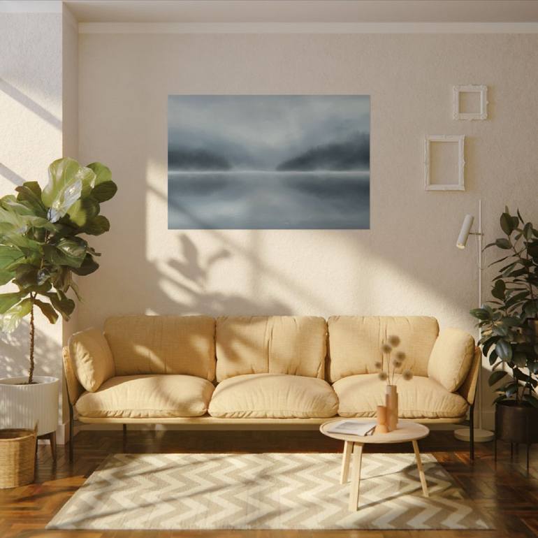 Original Abstract Landscape Printmaking by Kayode Igbasanmi