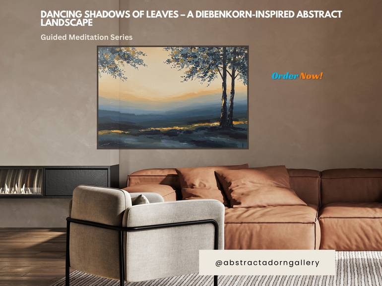 Original Abstract Landscape Printmaking by Kayode Igbasanmi