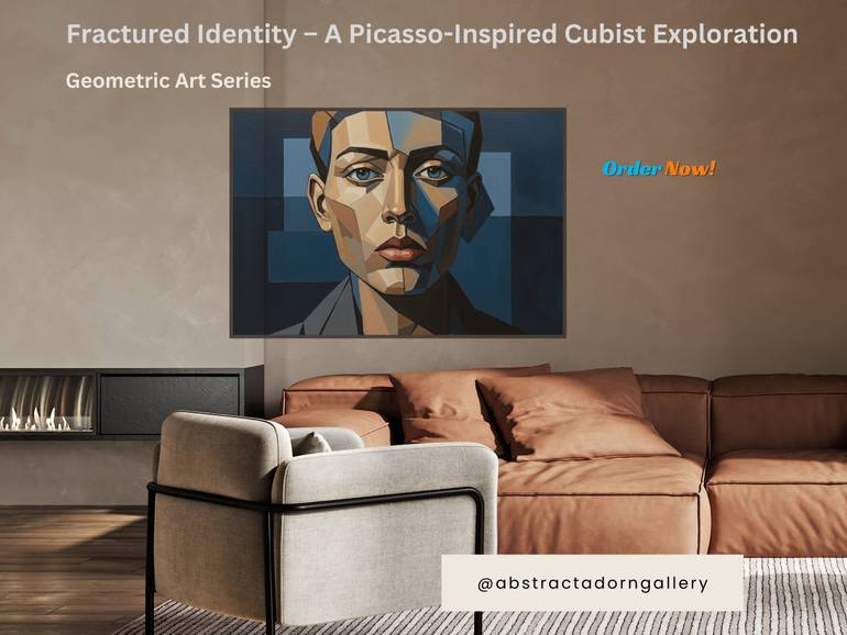 Original Abstract Geometric Digital by Kayode Igbasanmi