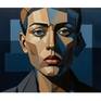 Modern Cubism canvas wall art