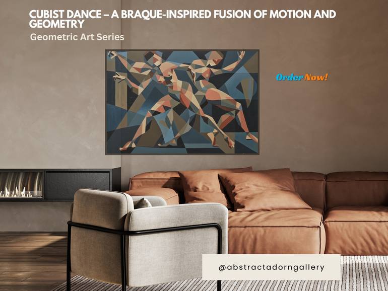 Original Abstract Geometric Digital by Kayode Igbasanmi