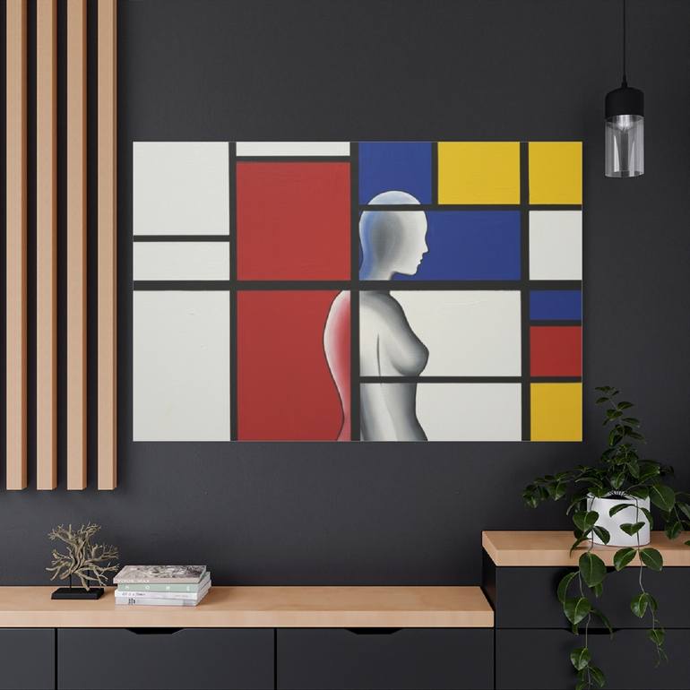 Original Geometric Abstract Digital by Kayode Igbasanmi