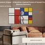 Neoplasticist modern wall art print